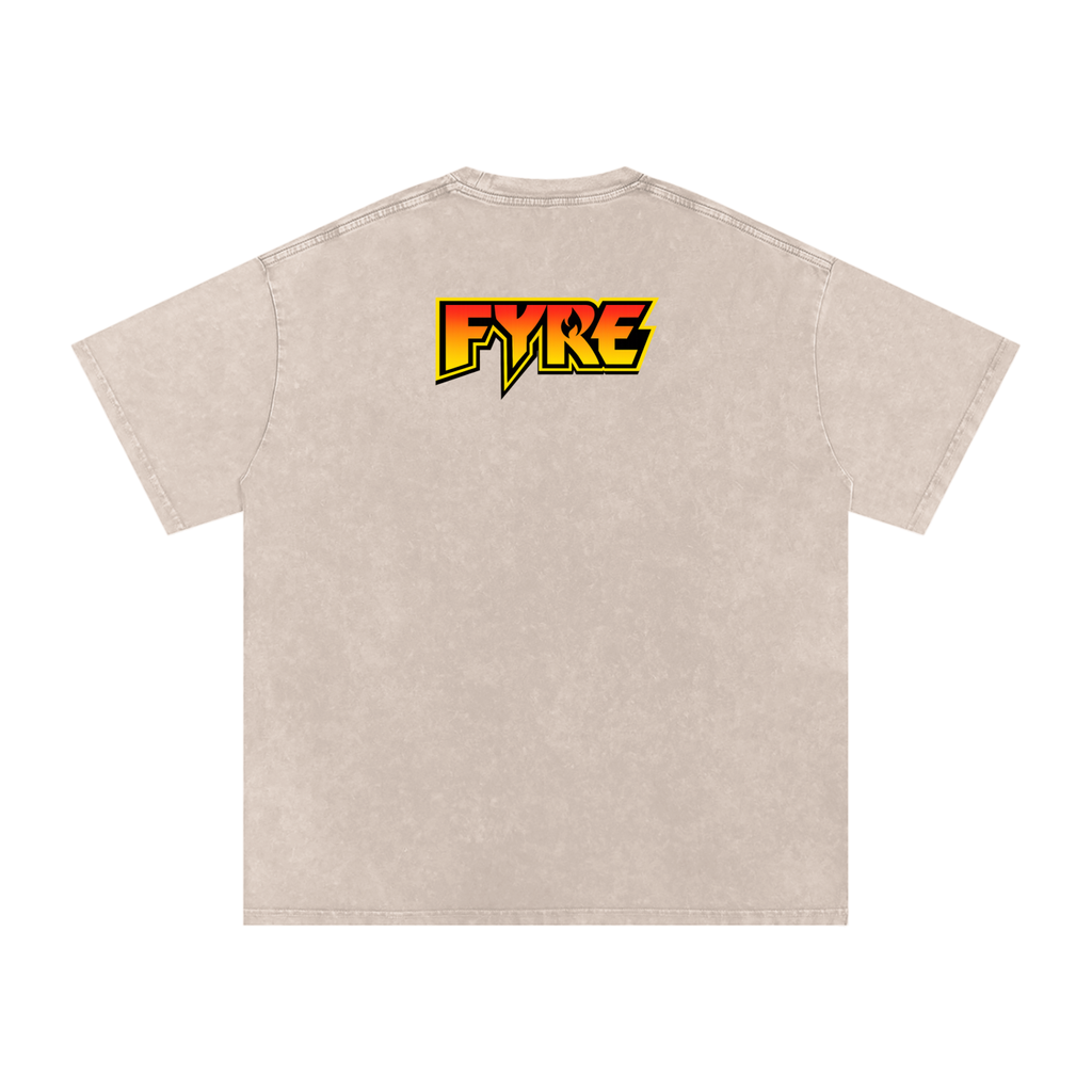 Kiss On Fyre Oversized Cotton T-Shirt