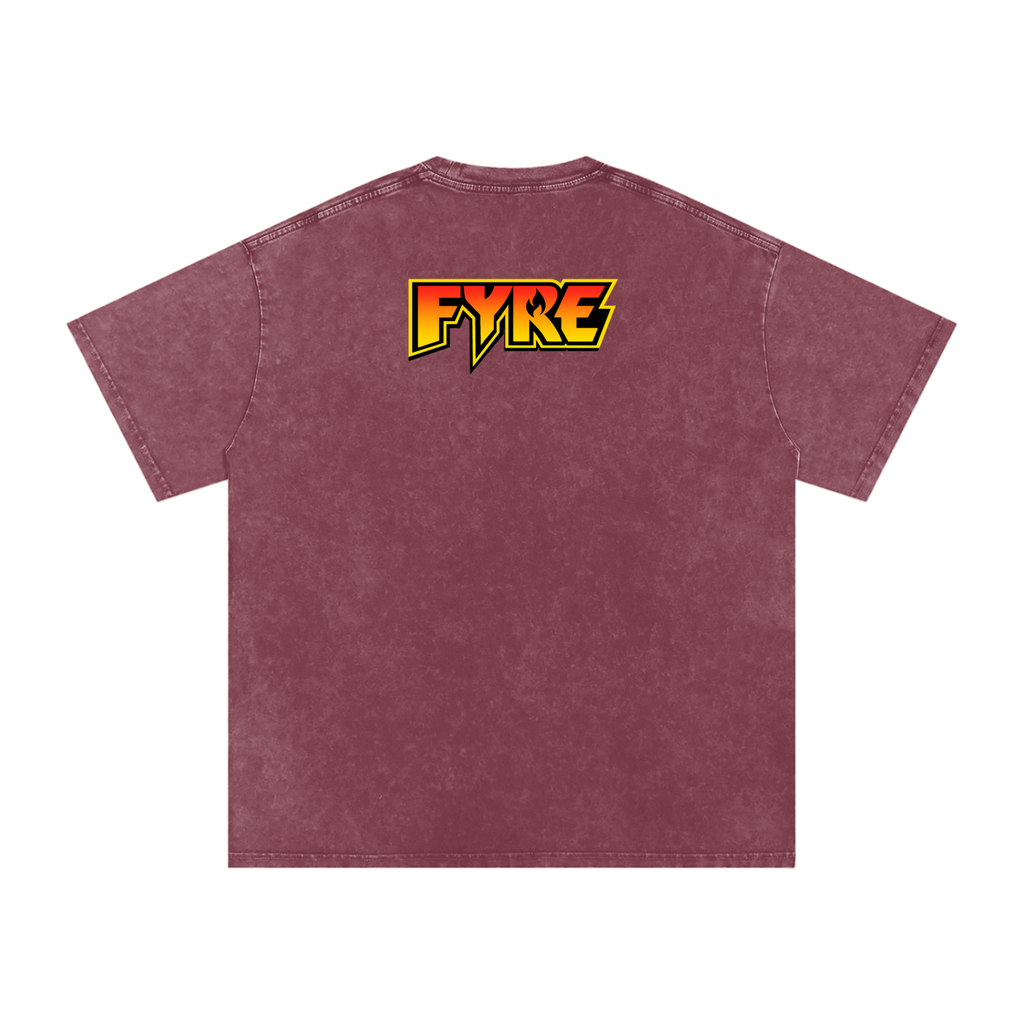 Kiss On Fyre Oversized Cotton T-Shirt