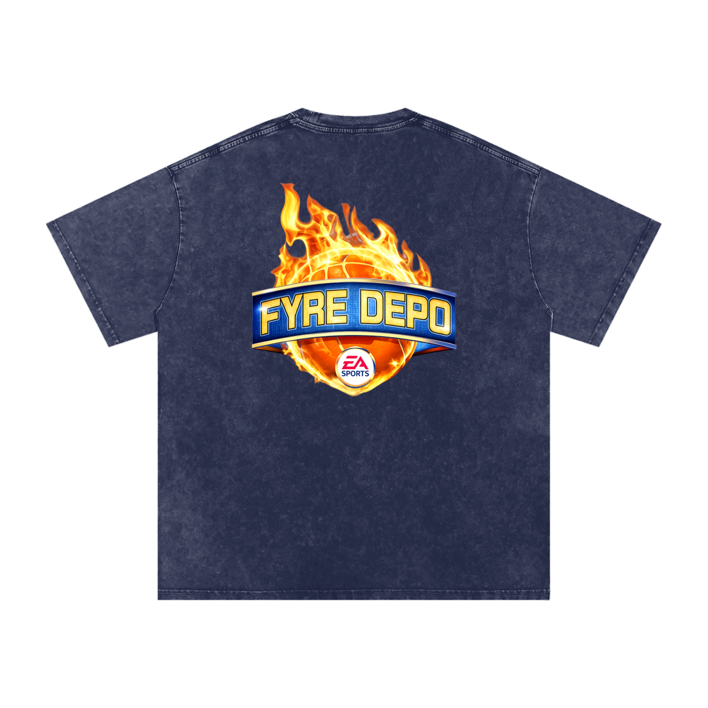 He's On Fyre Oversized Cotton T-Shirt