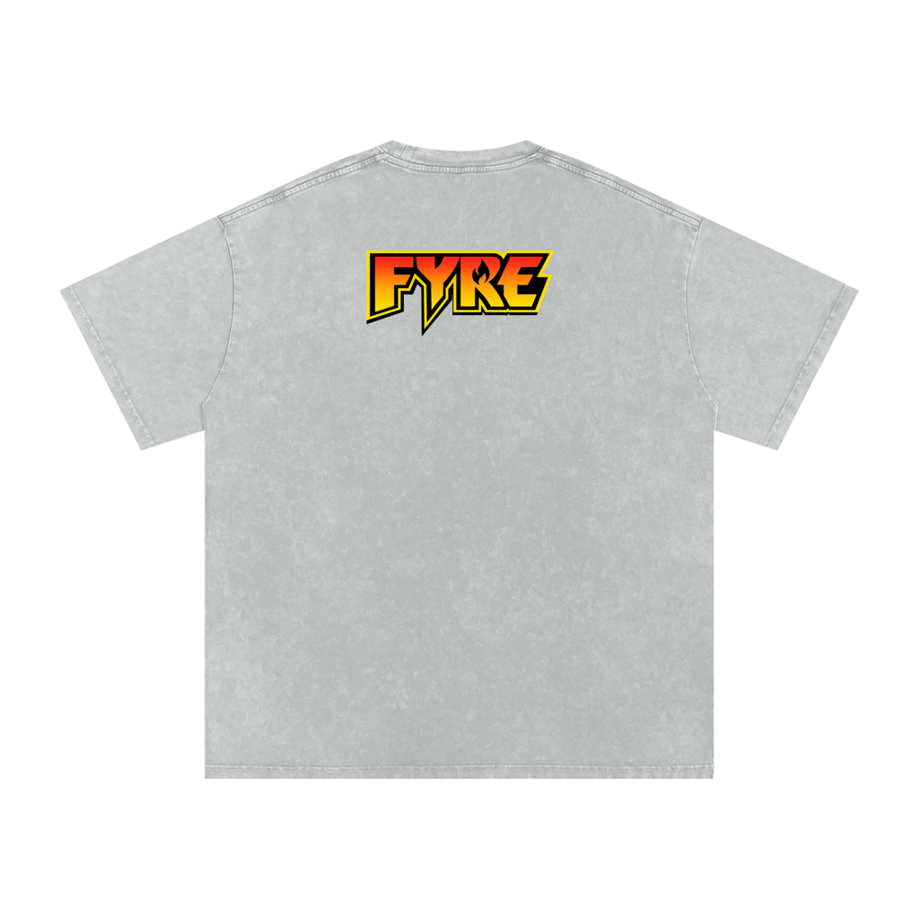 Kiss On Fyre Oversized Cotton T-Shirt