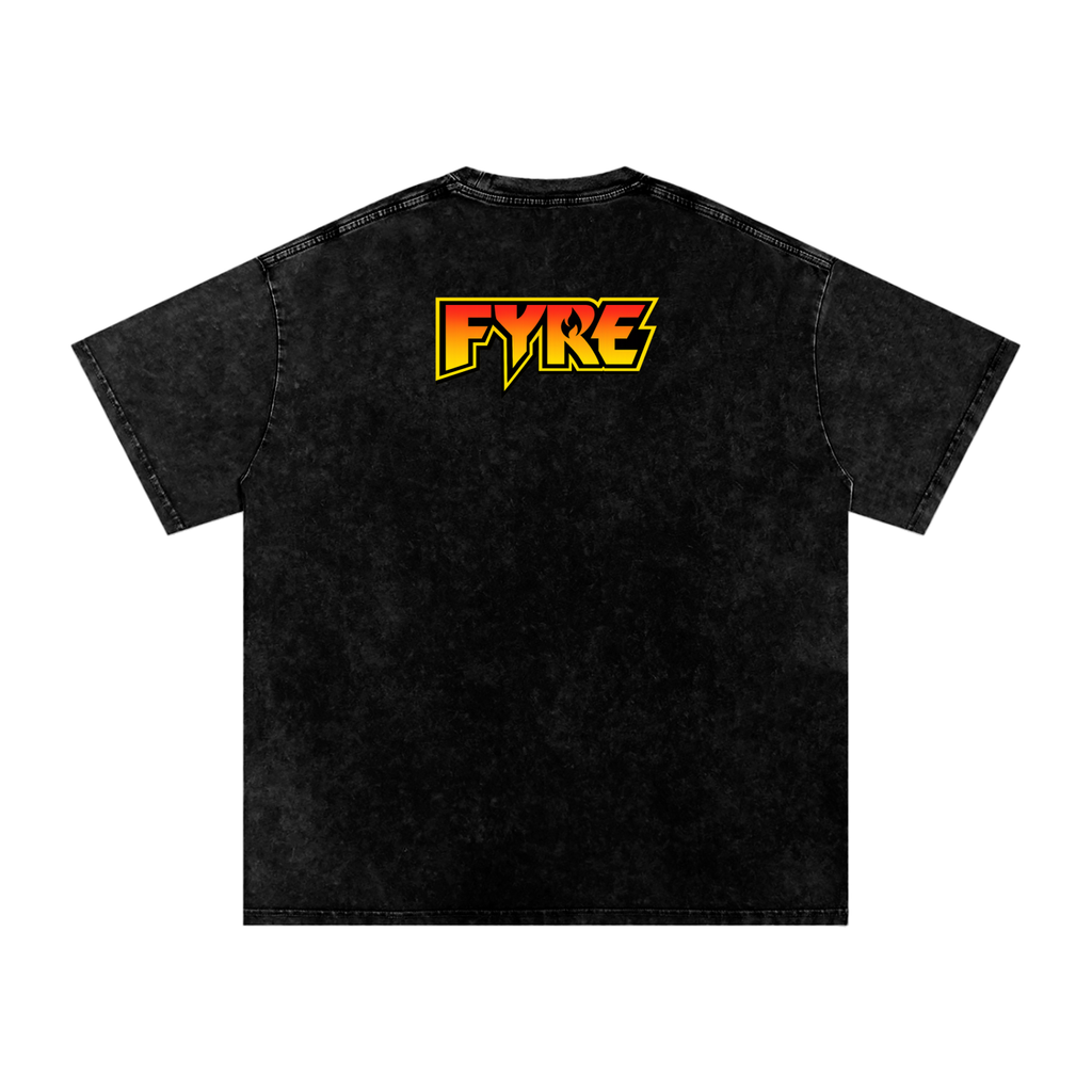 Kiss On Fyre Oversized Cotton T-Shirt